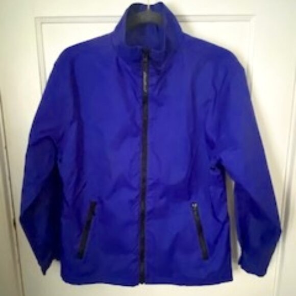Eddie Bauer Blue Zip Shell with Pockets, Size XS/XP. - Picture 1 of 8